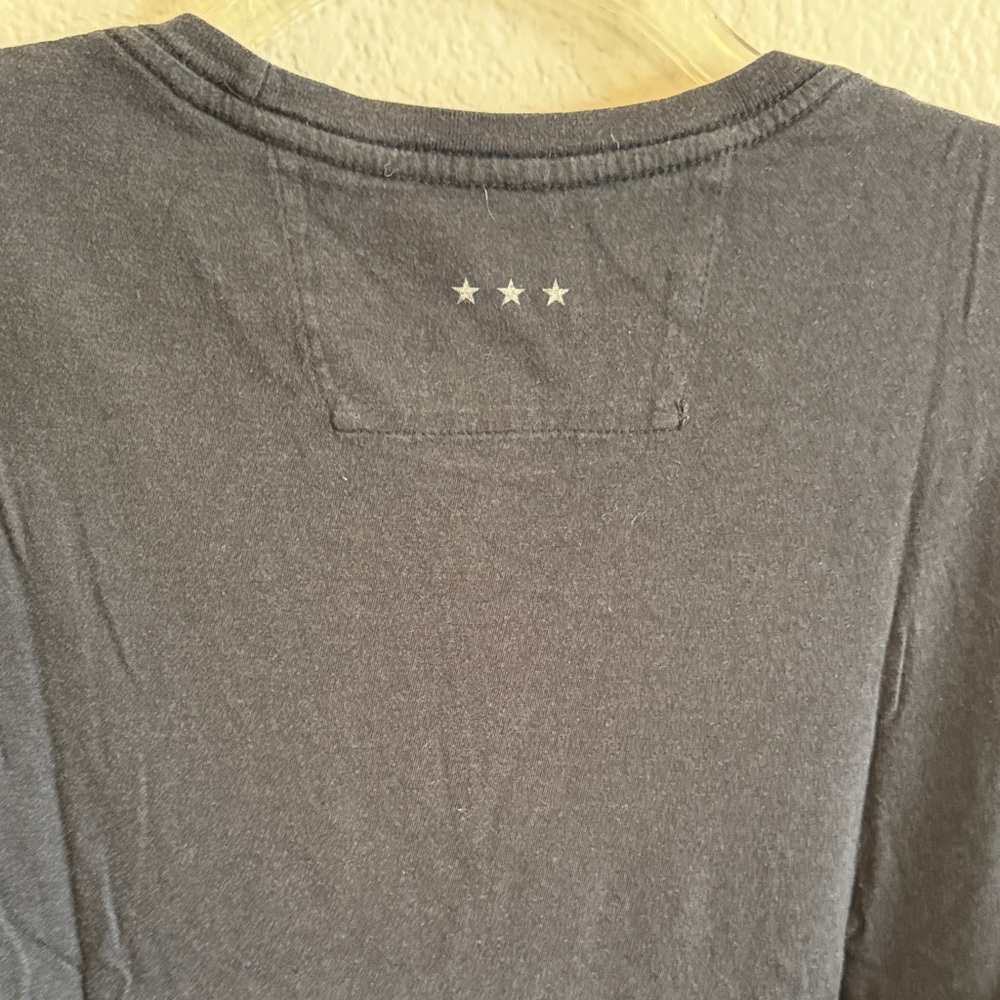 John Varvatos Black Peace Sign Tee XL - Picture 3 of 6